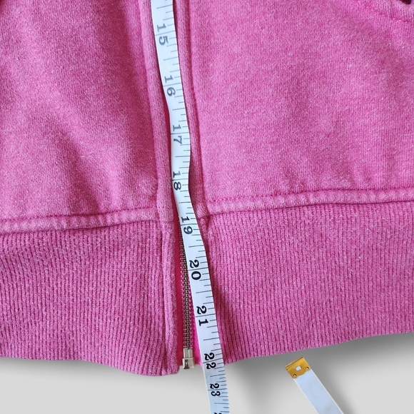 Lululemon Cuddle Up Jacket Sweatshirt Heathered Paris Pink Size 10 - Picture 12 of 14
